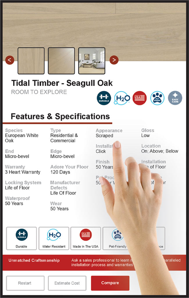 Southeast Flooring America showroom
