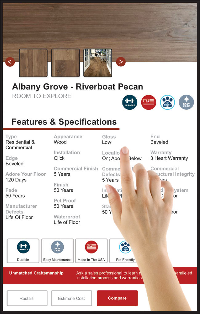 Southeast Flooring America showroom