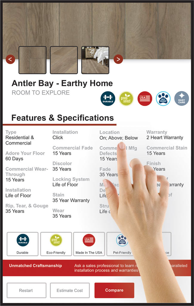 Southeast Flooring America showroom