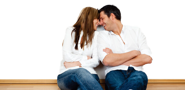 Couple on Wood