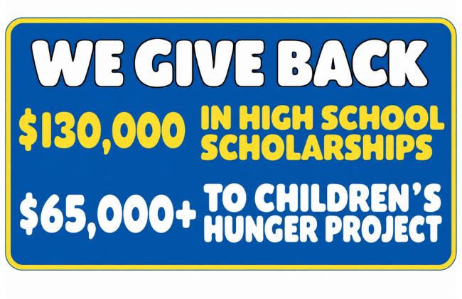 Local community donations