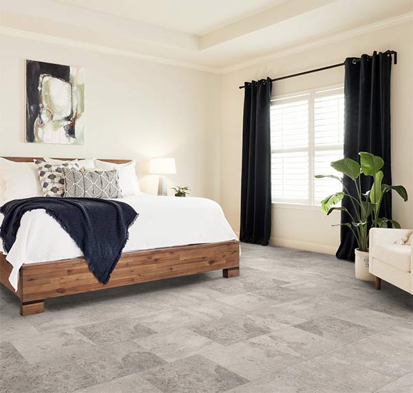 Great Southeast Flooring America Tile Bedroom Scene