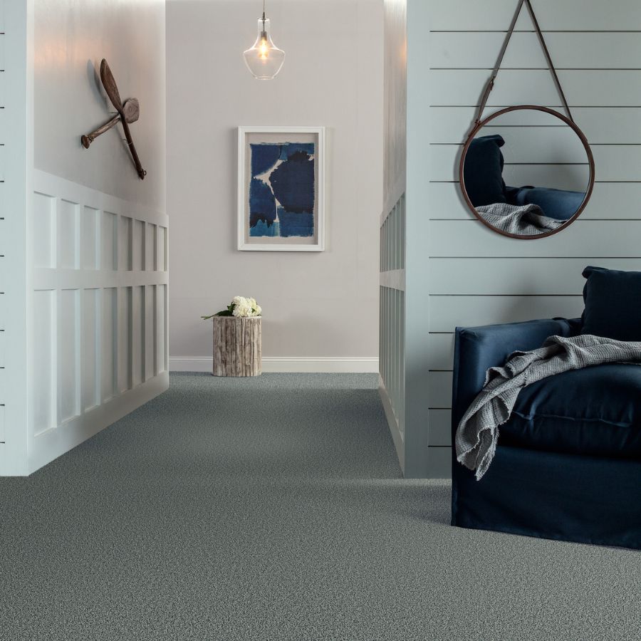 grey carpets in a Melbourne, Fl, bedroom and hallway