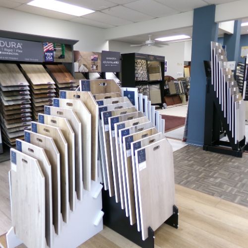 Vinyl flooring display in Melbourne, FL